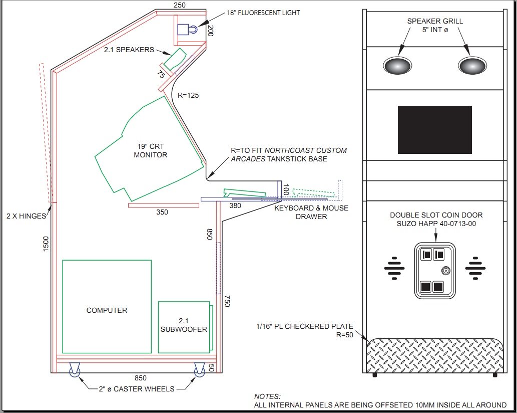 Woodworking arcade cabinet plans tankstick PDF Free Download