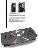 Cabinet modifications for use with X-arcade's Tankstick controller