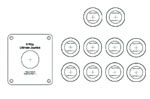 Eight button straight