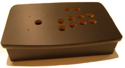 8-button curved layout (F)